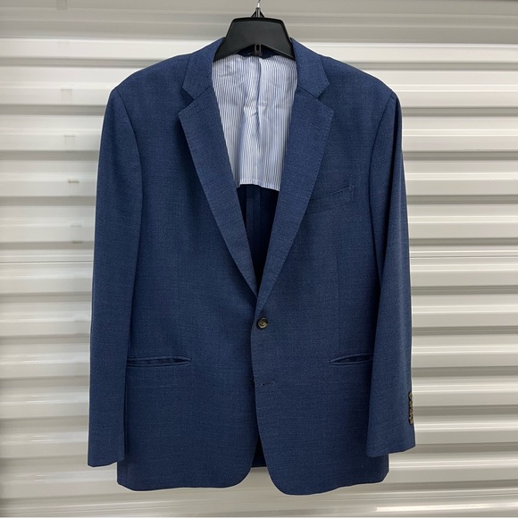 Brooks Brothers Men Reda Regent Partial Lining 2 Button Sports Coat Sz 44R
